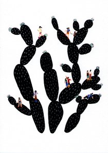 black-cacti-II